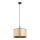Argon 4291 - Luster na sajli KARIN 1xE27/15W/230V mesing/crno