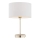 Argon 4301 - Stona lampa KARIN 1xE27/15W/230V beli/mesing
