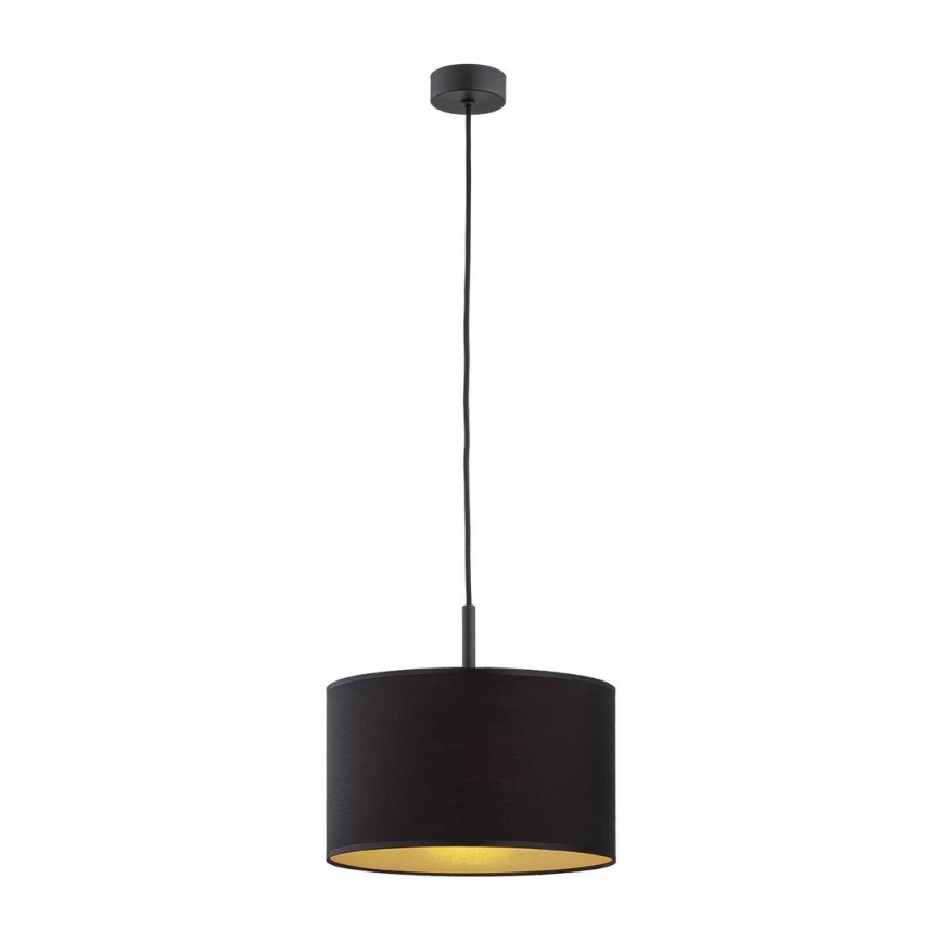Argon 4341 - Luster na sajli KARIN 1xE27/15W/230V crno/zlatna