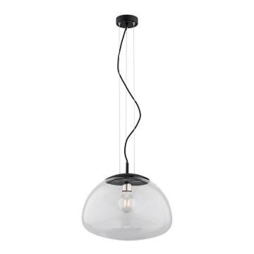 Argon 4351 - Luster na sajli TRINI 1xE27/15W/230V pr. 40 cm crno