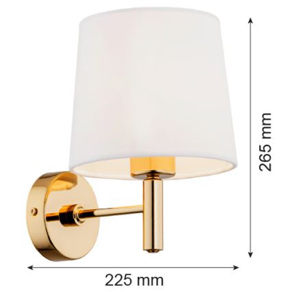 Argon 4728 - Zidna lampa PONTE 1xE27/15W/230V