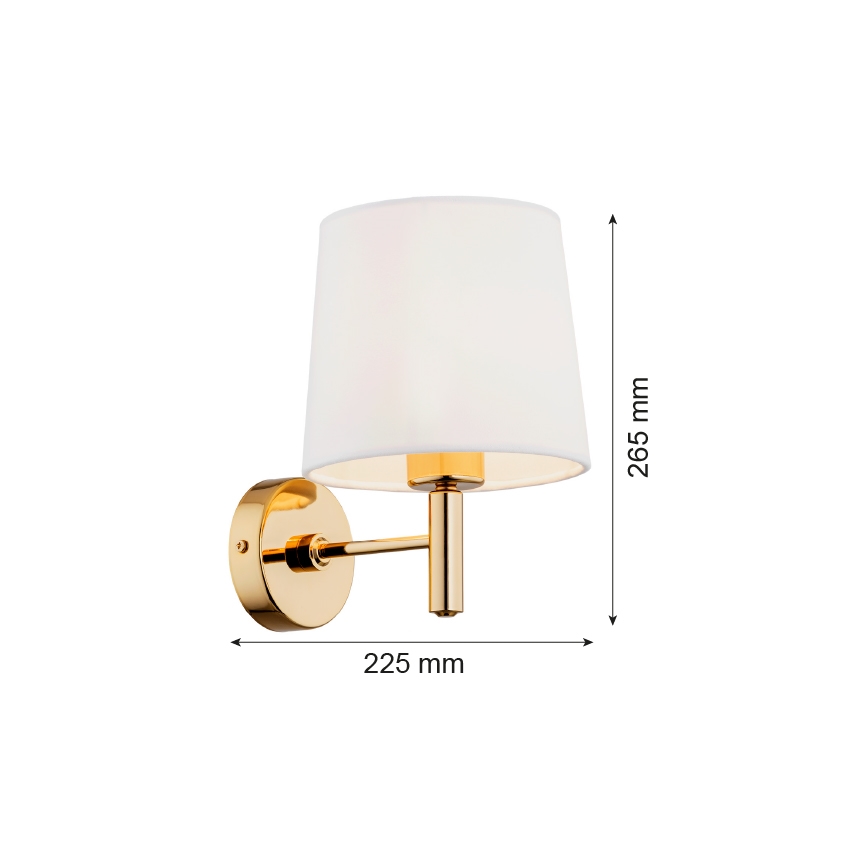 Argon 4728 - Zidna lampa PONTE 1xE27/15W/230V