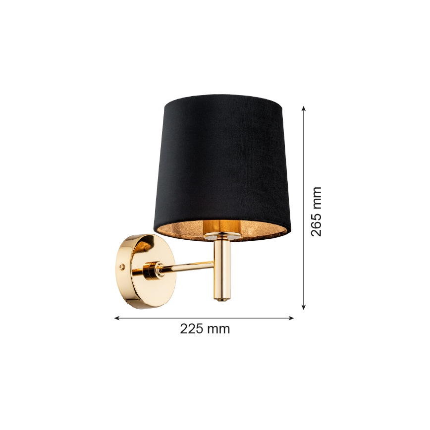 Argon 4729 - Zidna lampa PONTE 1xE27/15W/230V