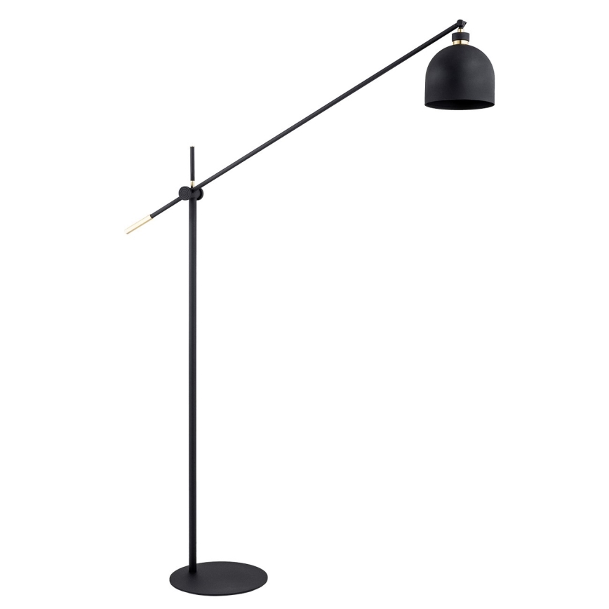 Argon 4735 - Podna lampa DETROIT 1xE27/15W/230V crno