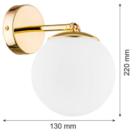 Argon 4744 - Zidna lampa SATELITE 1xE27/15W/230V
