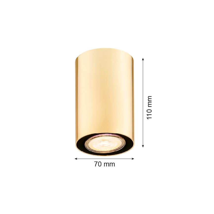 Argon 4759 - Plafonjera TYBER 1xGU10/5W/230V zlatna