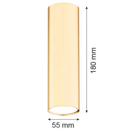 Argon 4761 - Reflektorska lampa TYBER 1xGU10/5W/230V mesing