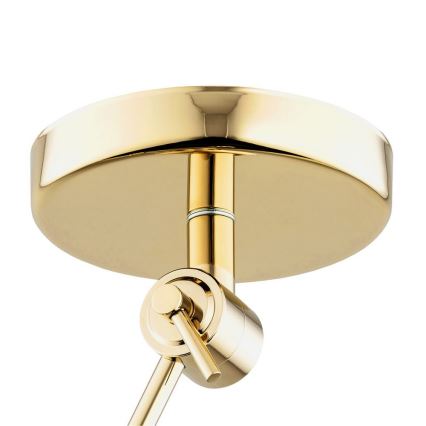 Argon 4896 - Viseći luster ZAKYNTOS PLUS 1xE27/15W/230V crno/zlatna