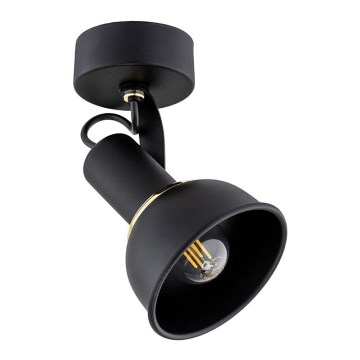 Argon 4900 - Reflektorska lampa TWIST 1xE14/7W/230V crno/zlatna