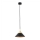 Argon 4903 - Luster na sajli MASSETO 1xE27/15W/230V crno/zlatna
