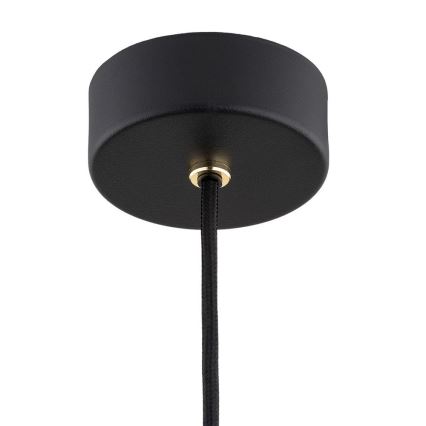 Argon 4903 - Luster na sajli MASSETO 1xE27/15W/230V crno/zlatna