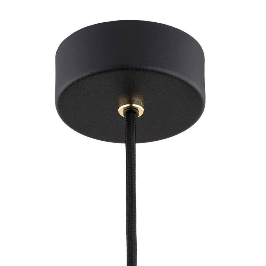 Argon 4903 - Luster na sajli MASSETO 1xE27/15W/230V crno/zlatna