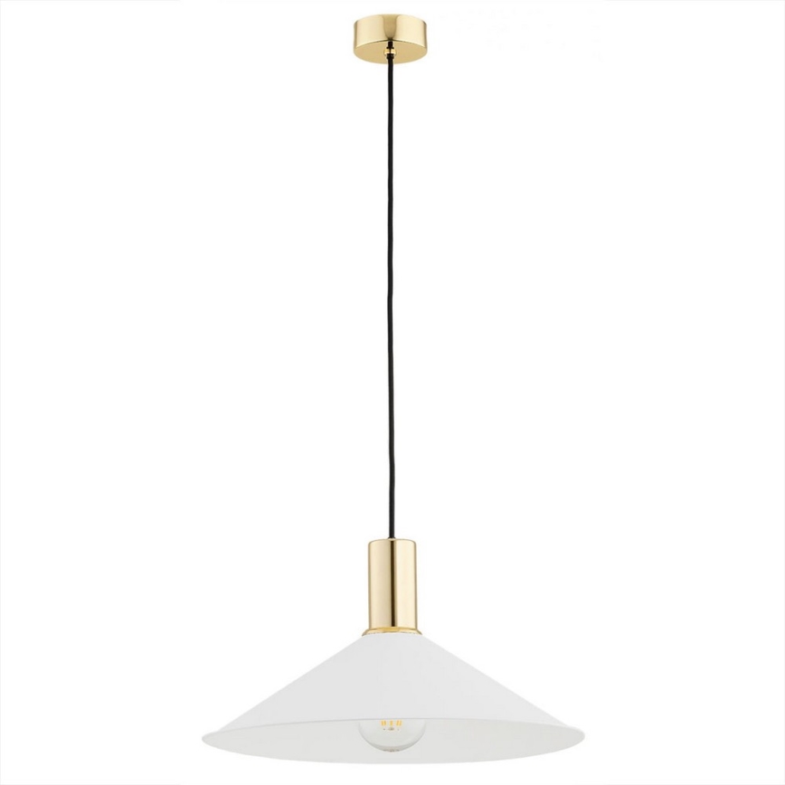 Argon 4911 - Luster na sajli MINORI 1xE27/15W/230V beli/zlatna
