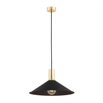Argon 4912 - Luster na sajli MINORI 1xE27/15W/230V crno/zlatna