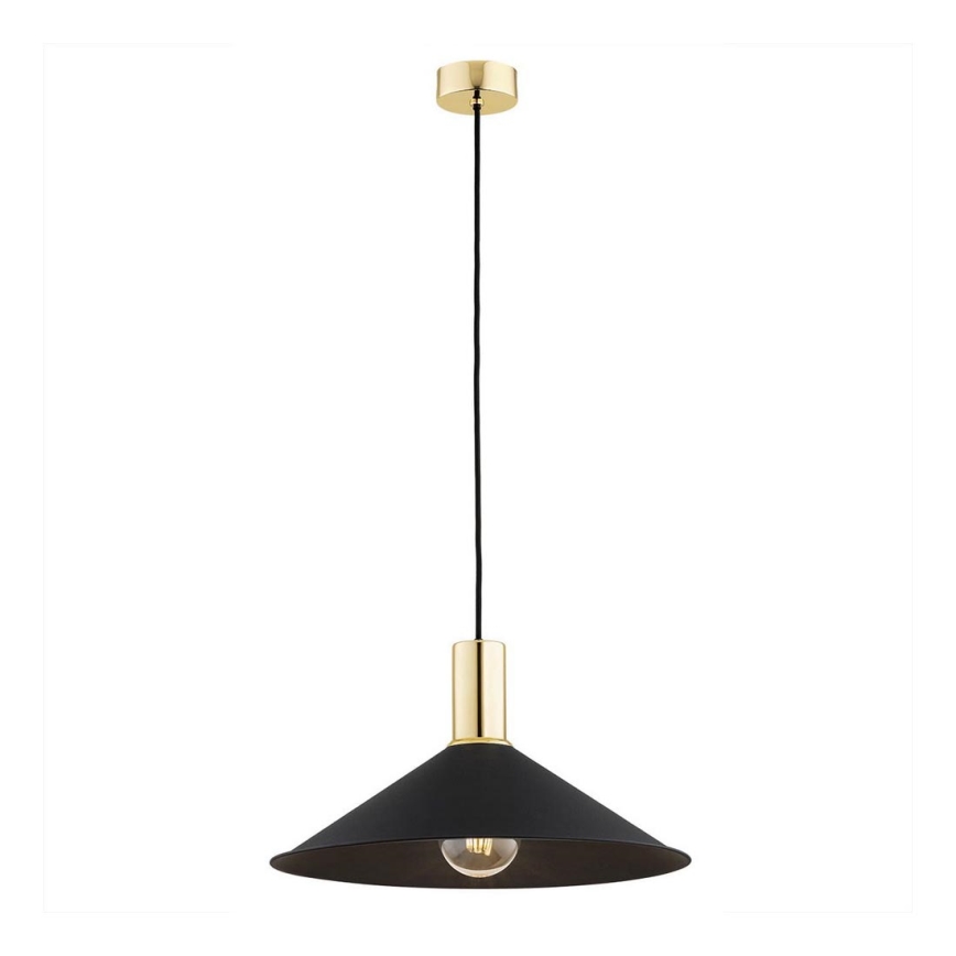 Argon 4912 - Luster na sajli MINORI 1xE27/15W/230V crno/zlatna