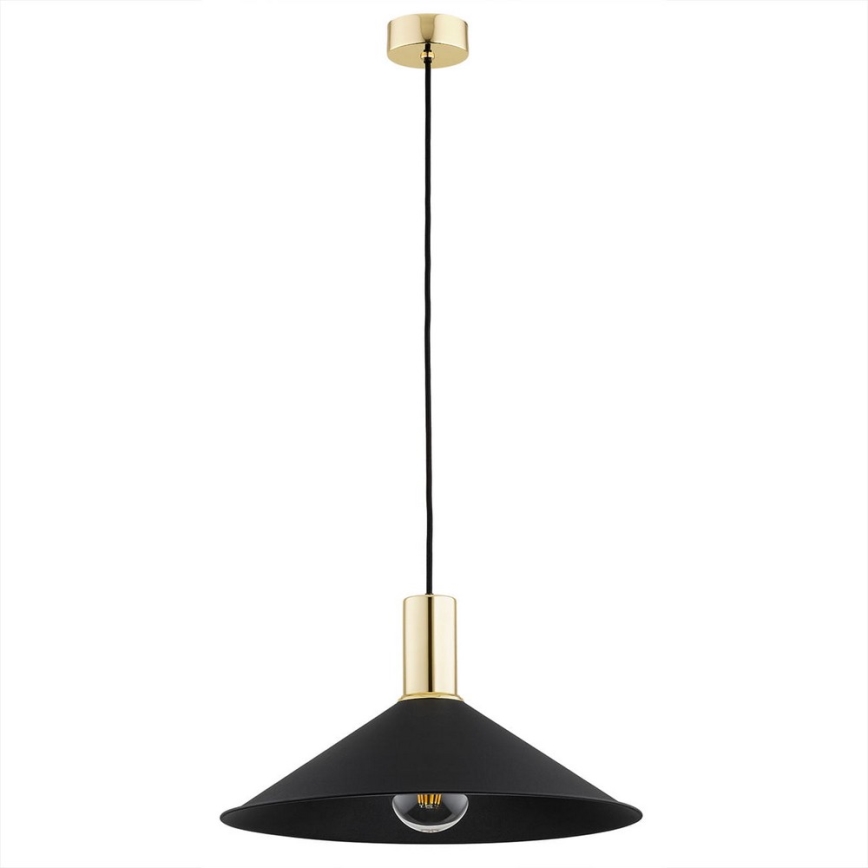 Argon 4912 - Luster na sajli MINORI 1xE27/15W/230V crno/zlatna