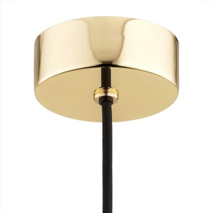 Argon 4912 - Luster na sajli MINORI 1xE27/15W/230V crno/zlatna