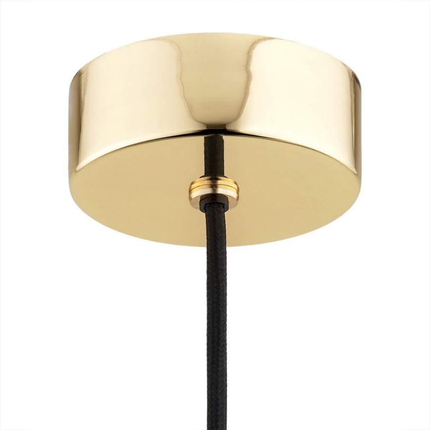 Argon 4912 - Luster na sajli MINORI 1xE27/15W/230V crno/zlatna