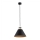 Argon 4915 - Luster na sajli ORTE 1xE27/15W/230V crno