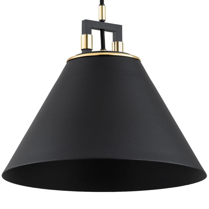 Argon 4915 - Luster na sajli ORTE 1xE27/15W/230V crno