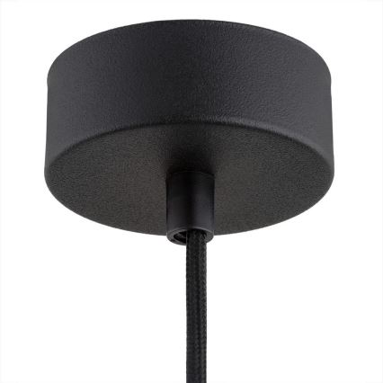 Argon 4915 - Luster na sajli ORTE 1xE27/15W/230V crno