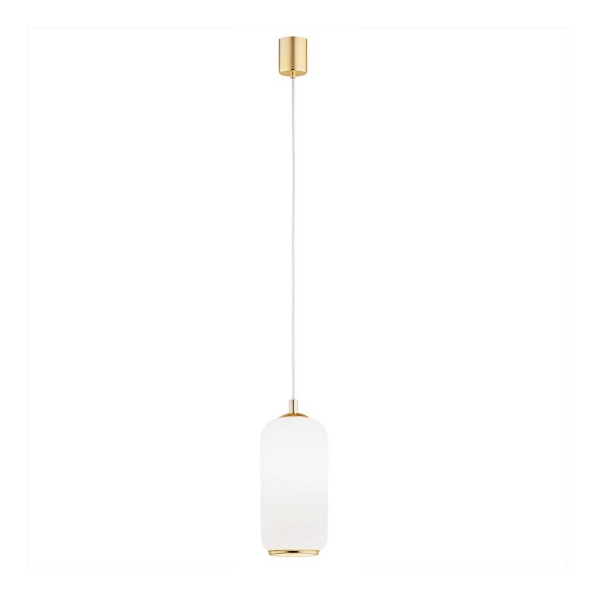 Argon 4993 - Luster na sajli PALLADO 1xE27/15W/230V zlatna/beli