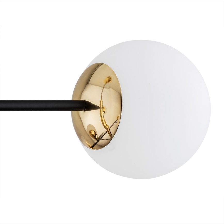 Argon 5041 - Viseći luster CAMERON 8xE27/15W/230V mesing/crno
