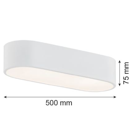 Argon 6002 - Plafonjera TONI 3xE27/15W/230V beli