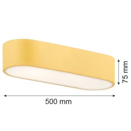Argon 6005 - Plafonjera TONI 3xE27/15W/230V zlatna