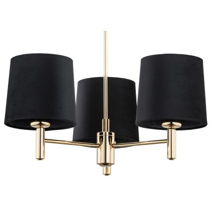 Argon 6111 - Viseći luster PONTE 3xE27/15W/230V crno