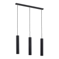 Argon 6112 - Luster na sajli GOMERA 3xGU10/5W/230V crno