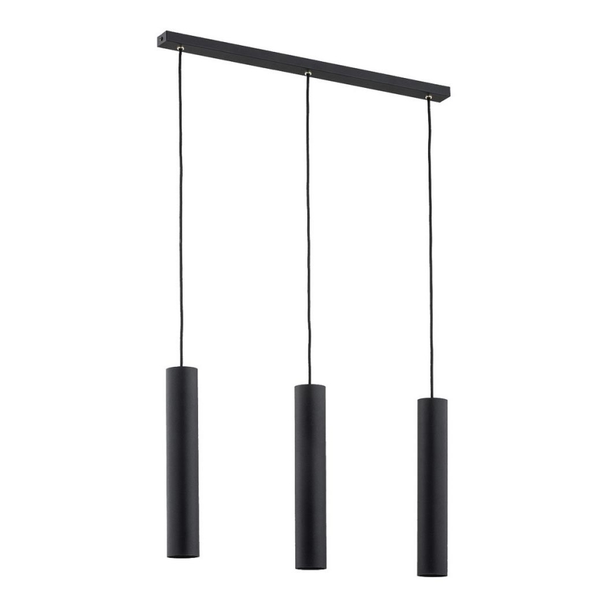 Argon 6112 - Luster na sajli GOMERA 3xGU10/5W/230V crno