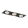 Argon 6116 BZ - Ugradbena lampa OLIMP 3xGU10-AR111/12W/230V crno