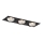 Argon 6116 - Ugradbena lampa OLIMP 3xGU10-AR111/12W/230V crno