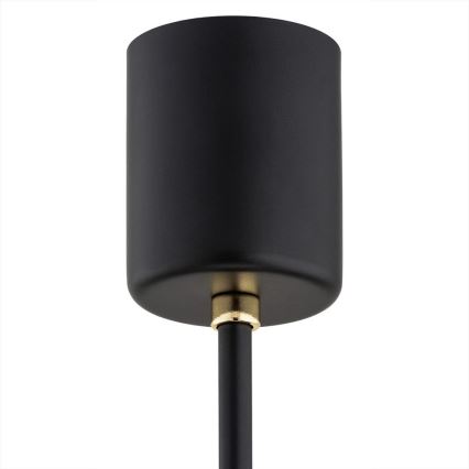 Argon 6143 - Viseći luster CAMELOT PLUS 3xE27/15W/230V crno/beli/zlatna