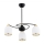 Argon 6144 - Viseći luster AVILA PLUS 3xE27/15W/230V crno/zlatna/beli