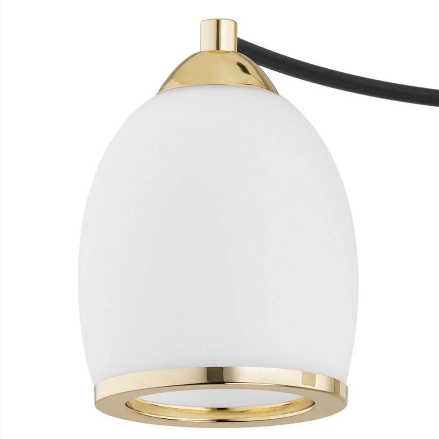 Argon 6144 - Viseći luster AVILA PLUS 3xE27/15W/230V crno/zlatna/beli