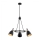 Argon 6149 - Viseći luster CHARLOTTE 3xE27/15W/230V crno/zlatna