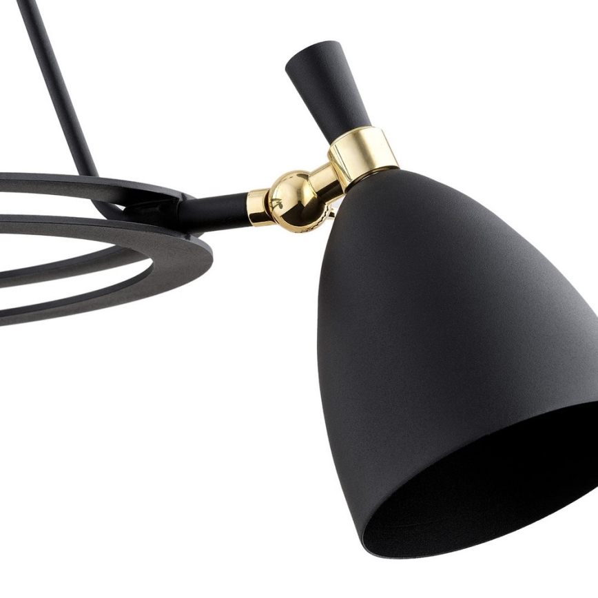 Argon 6149 - Viseći luster CHARLOTTE 3xE27/15W/230V crno/zlatna