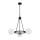 Argon 6150 - Viseći luster AMALFI 3xE27/15W/230V crno/beli
