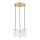 Argon 6164 - Luster na sajli PASADENA 3xE27/15W/230V zlatna/beli