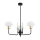 Argon 6166 - Viseći luster RAVELLO 3xE14/15W/230V crno/zlatna