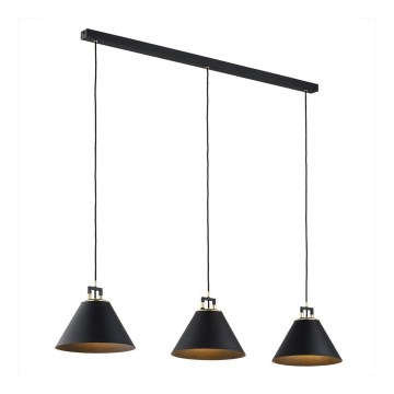 Argon 6174 - Luster na sajli ORTE 3xE27/15W/230V crno