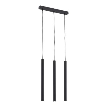 Argon 6179 - Luster na sajli ETNA 3xG9/6W/230V crno