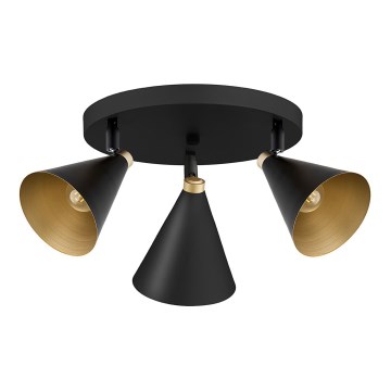 Argon 6244 - Reflektorska lampa LUCINDA 3xE14/7W/230V crno