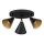 Argon 6244 - Reflektorska lampa LUCINDA 3xE14/7W/230V crno
