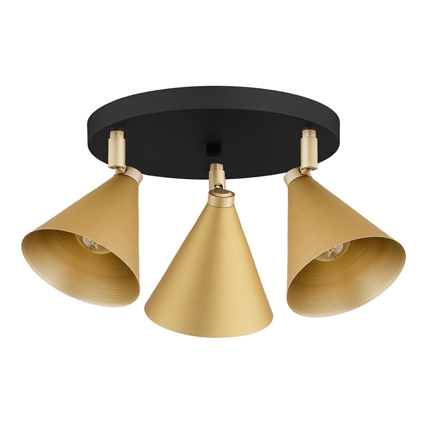 Argon 6246 - Reflektorska lampa LUCINDA 3xE14/7W/230V zlatna