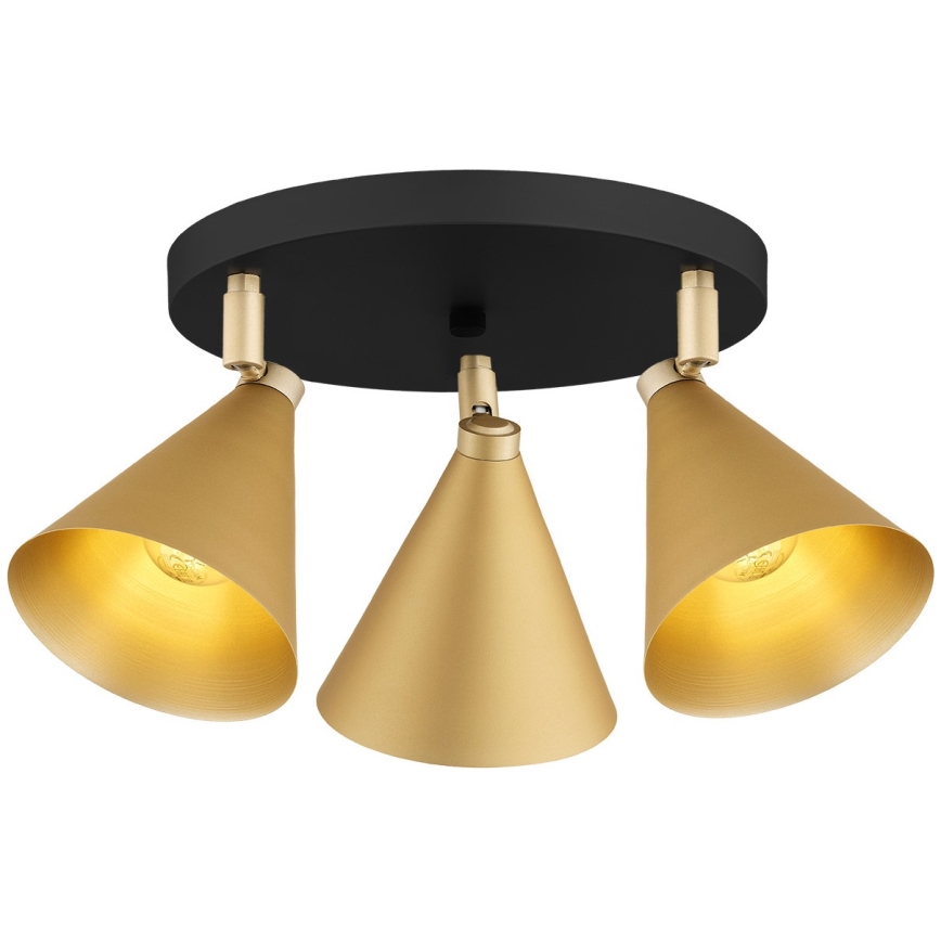 Argon 6246 - Reflektorska lampa LUCINDA 3xE14/7W/230V zlatna