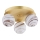 Argon 6290 - Plafonjera FABIO 3xE14/7W/230V alabaster zlatna