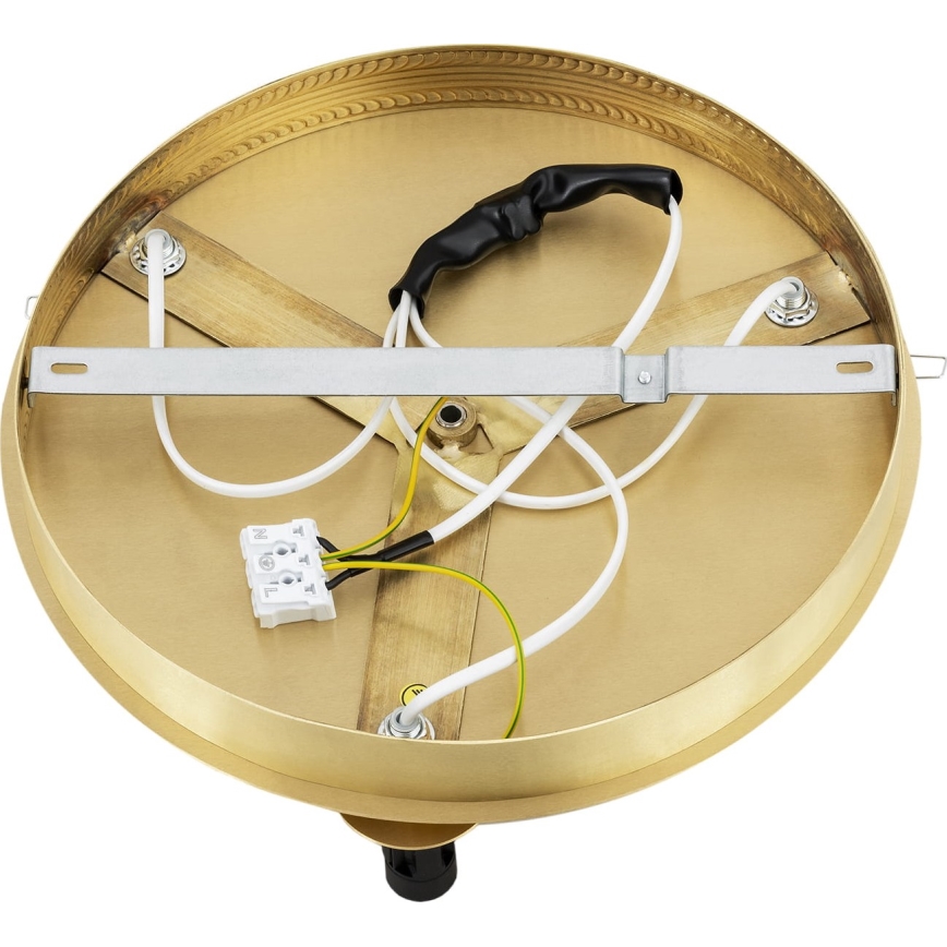 Argon 6290 - Plafonjera FABIO 3xE14/7W/230V alabaster zlatna